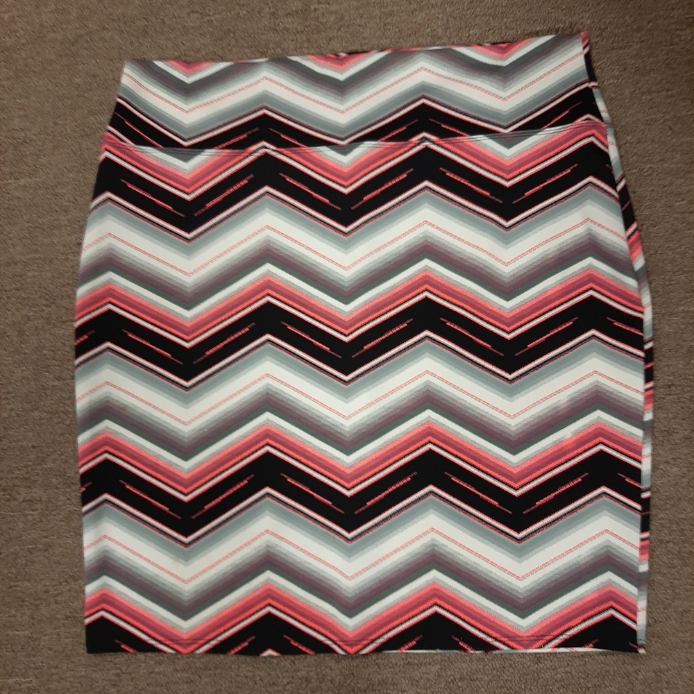 2 for $15 Krush Chevron Pattern Skirt